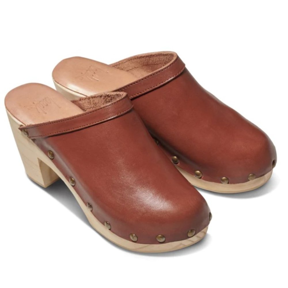 Beek Woodpecker Clogs - Tan, Size 8